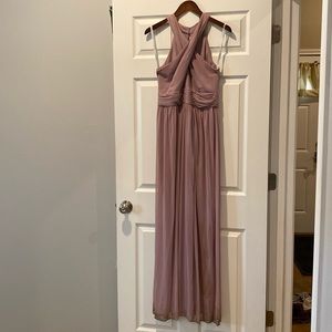 David’s Bridal Mauve bridesmaid dress
